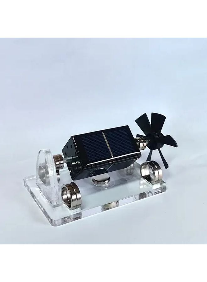 نموذج مروحة المحرك الشمسي بالرفع المغناطيسي 1 قطعة قاعدة أكريليك هدية علمية - Image 5